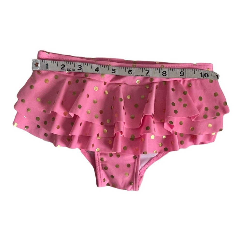 Girls Swimsuit Set Wetsuit Club Size 6X 2-Piece Swimsuit with 3-D Pink - Picture 7 of 11